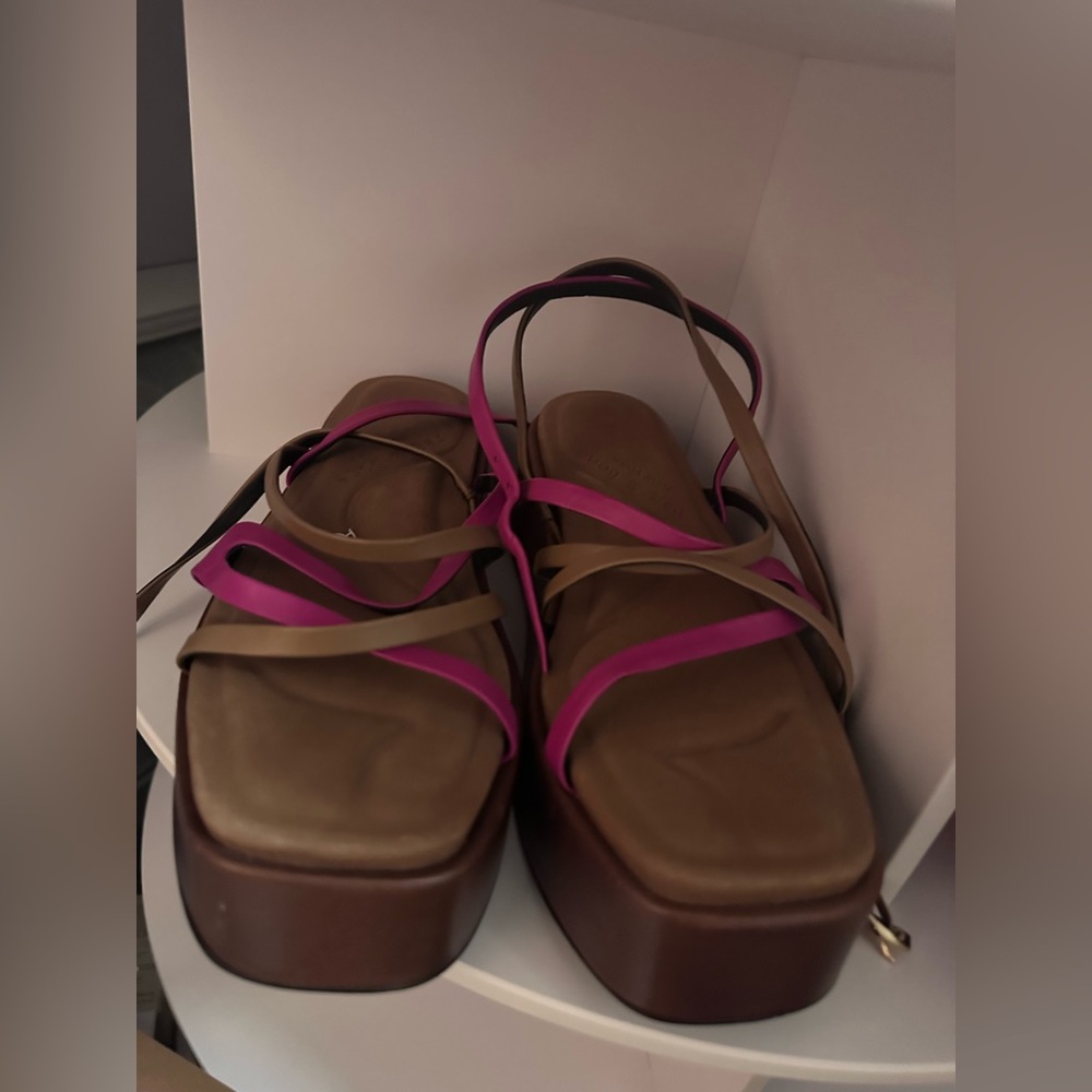 Rag&Bone Strappy Platform Leather Sandals View 5